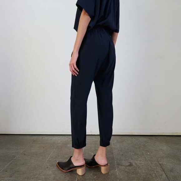 Zero + Maria Cornejo Pants Gabi High Rise‎ Trouser Pants Size 4 Black - Picture 2 of 9